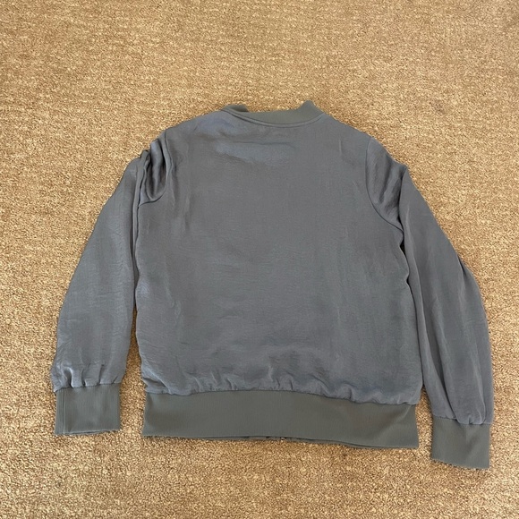 Charming Charlie Silky Fashion Retro Embroidered Windbreaker Womens Size (S) - Picture 6 of 6